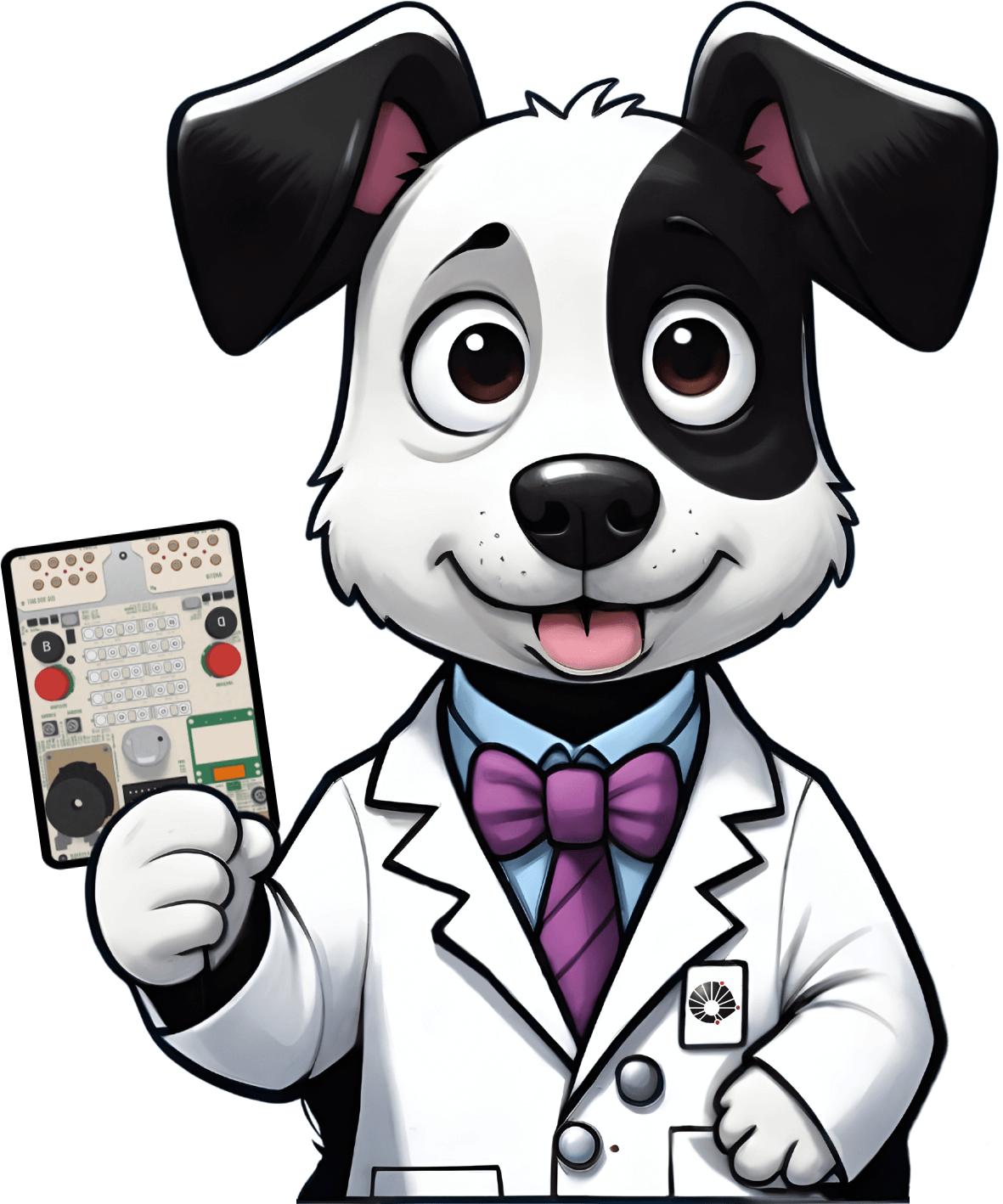 BitDog - Mascote com Placa (2a)